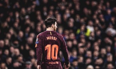 Messi, Barcelona.