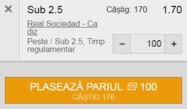 Ponturi Real Sociedad - Cadiz (12.05.2022)