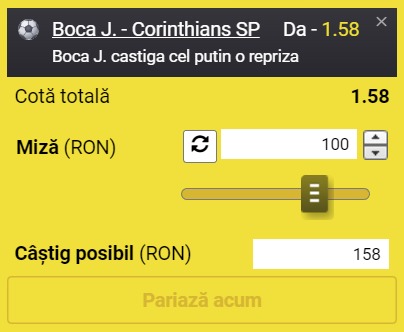 Ponturi Boca Juniors - Corinthians (05.07.2022)