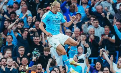 Norvegianul Erling Haaland a marcat șase goluri pentru City în ultimele două meciuri din Premier League