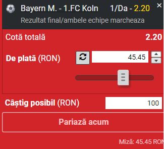 Bayern – Koln (24.01.2023)