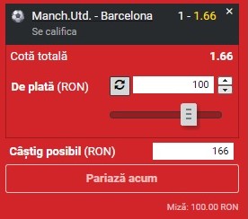 Ponturi pariuri Man United - Barcelona (23.02.2023)