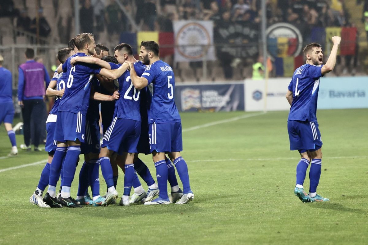 Bosnia a promovat anul trecut în primul eșalon al Ligii Națiunilor