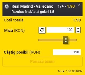 Ponturi pariuri Real Madrid - Rayo Vallecano (24.05.2023)