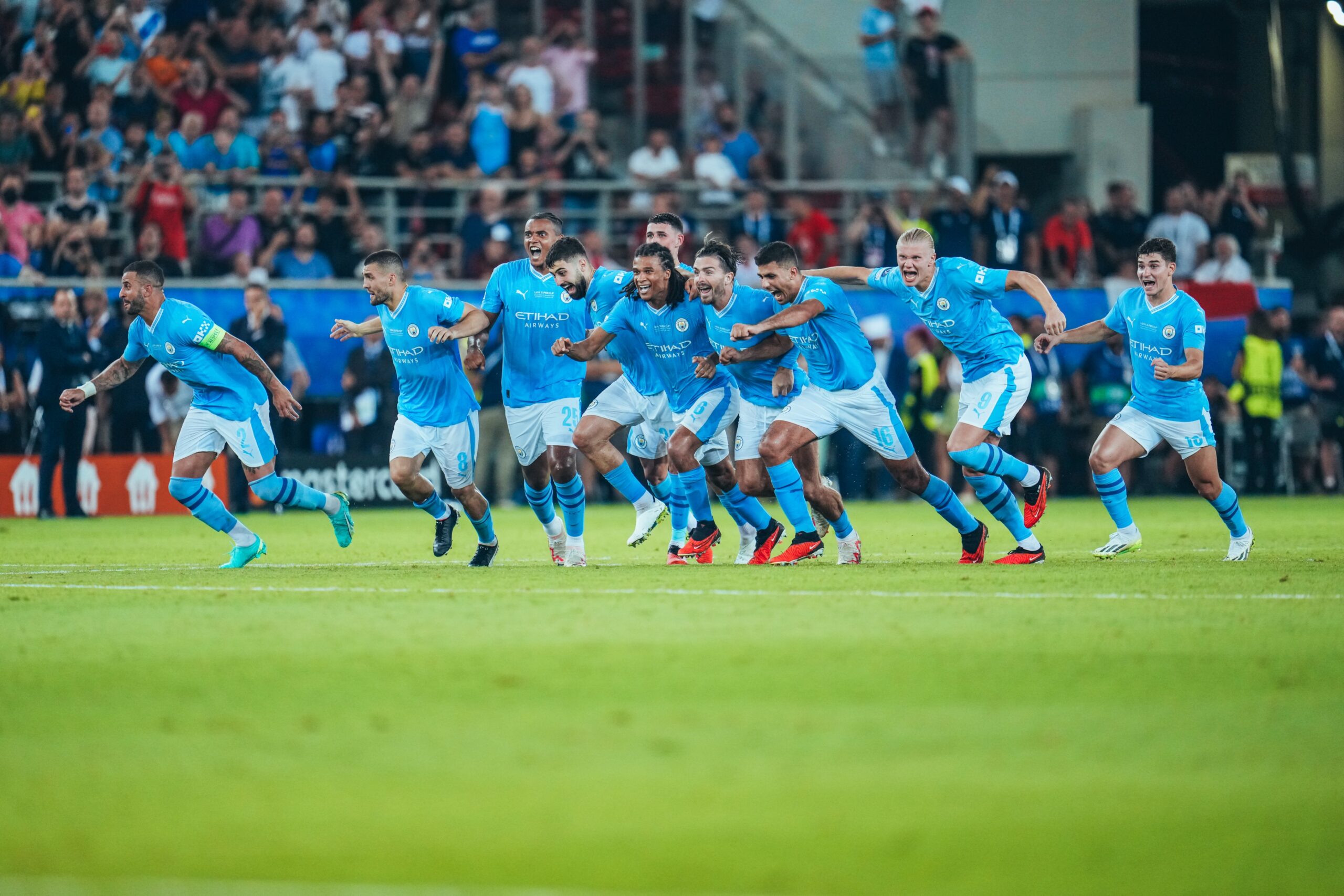 Man City vine după câștigarea Supercupei Europei