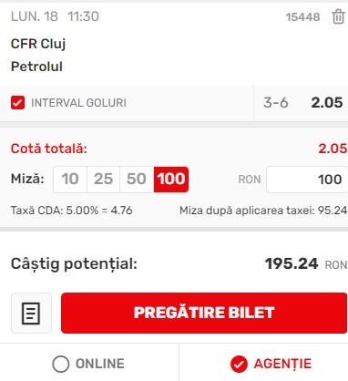 CFR Cluj – Petrolul (18.09.2023)
