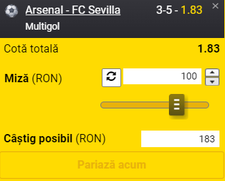 Arsenal – Sevilla (08.11.2023)