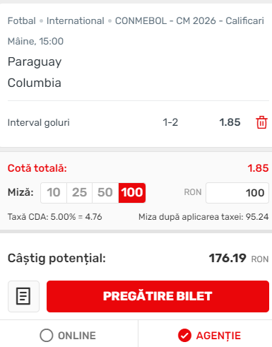 Paraguay – Columbia (23.11.2023)