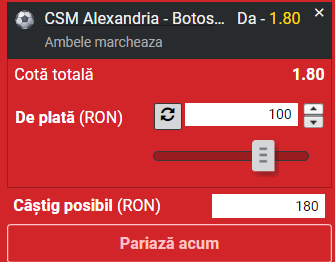 CSM Alexandria – FC Botoșani (02.11.2023)