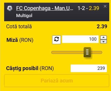 Ponturi pariuri FC Copenhaga - Man United (08.11.2023)
