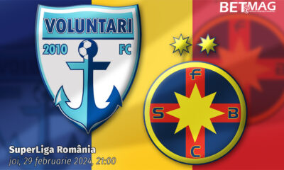FC Voluntari - FCSB 29.02.2024 Ponturi pariuri SuperLiga Romania