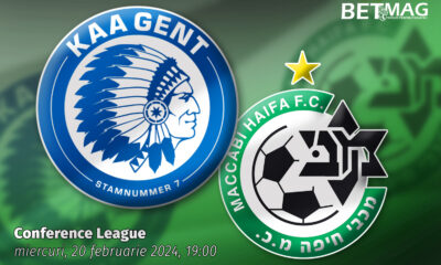 Gent - Maccabi Haifa | 21.02.2024 | Ponturi pariuri Conference League