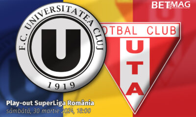 U Cluj - UTA Arad 30.03.2024 Ponturi pariuri play-out SuperLiga România