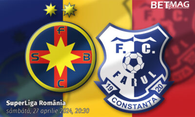 FCSB - Farul 27.04.2024 Ponturi pariuri fotbal play-off SuperLiga România
