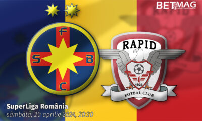 FCSB - Rapid 20.04.2024 Ponturi pariuri Play-off SuperLiga România