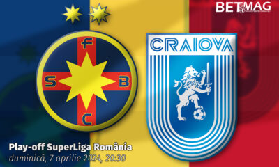 FCSB - U Craiova 07.04.2024 Ponturi pariuri Play-off SuperLiga România