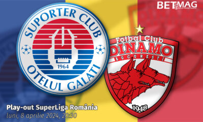 Oțelul - Dinamo 08.04.2024 Ponturi pariuri play-out SuperLiga România