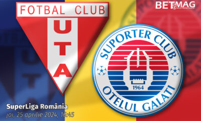 UTA Arad - Oțelul 25.04.2024 Ponturi pariuri fotbal play-out SuperLiga România