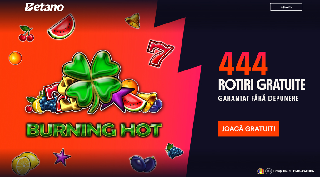 Betano 444 rotiri gratuite