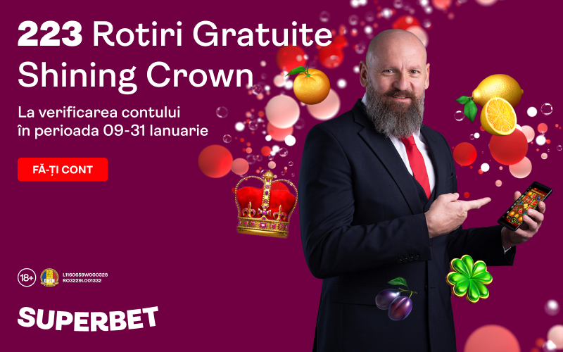 223 Rotiri Gratuite Shining Crown